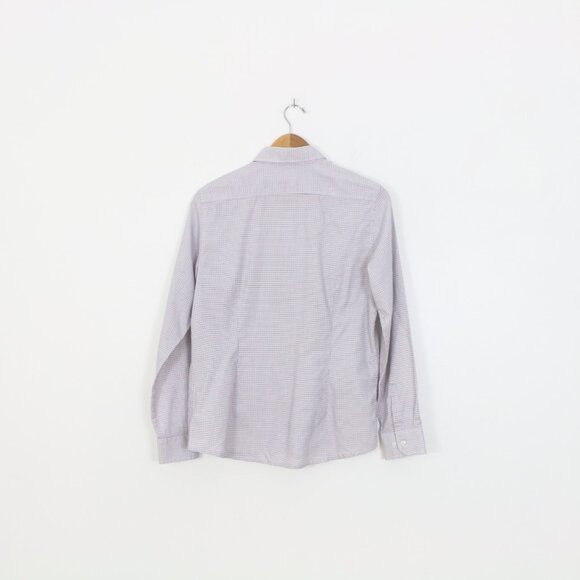 *North End Wrinkle Resistant Purple Line Button Up - Picture 5 of 5